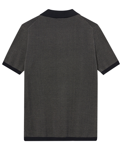 Mos Mosh - MMGRoma Batti Knit Polo - Navy